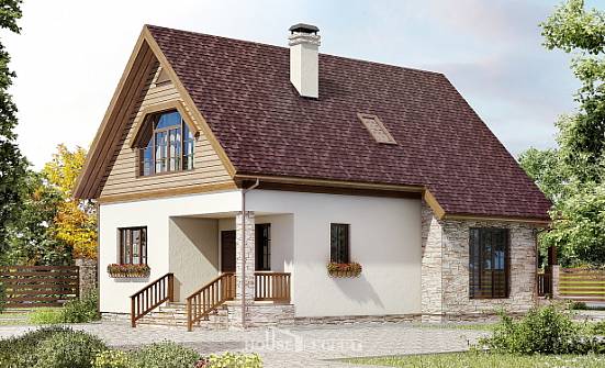 140-001-R Two Story House Plans and mansard, modern Plans To Build | Проекты домов от House Expert