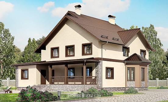 265-003-L Two Story House Plans, classic Architectural Plans | Проекты домов от House Expert