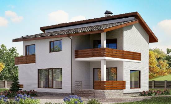 180-009-R Two Story House Plans and mansard, cozy Floor Plan | Проекты домов от House Expert