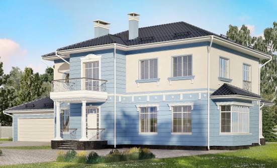 285-003-L Two Story House Plans with garage under, beautiful Blueprints | Проекты домов от House Expert