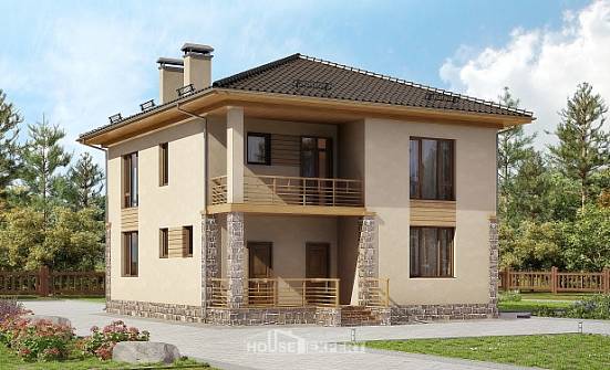 170-005-L Two Story House Plans, the budget Models Plans | Проекты домов от House Expert