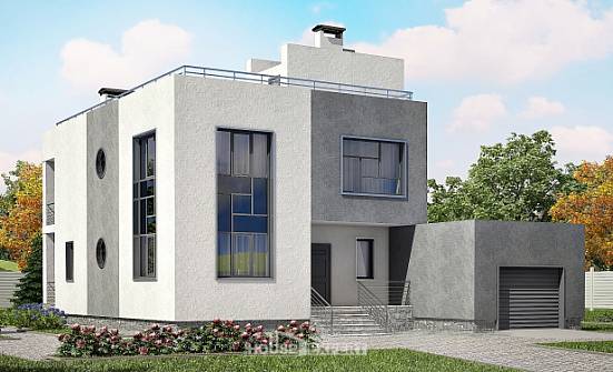 255-001-R Two Story House Plans with garage under, beautiful Custom Home Plans Online | Проекты домов от House Expert