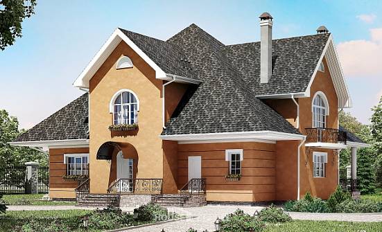 310-001-R Two Story House Plans with mansard, best house Plans To Build | Проекты домов от House Expert