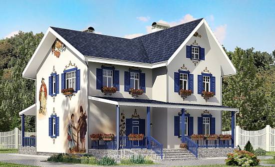 180-003-R Two Story House Plans, cozy Online Floor | Проекты домов от House Expert