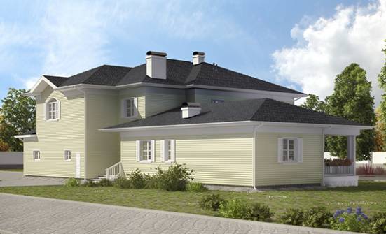 410-002-L Two Story House Plans with garage, a huge Planning And Design | Проекты домов от House Expert