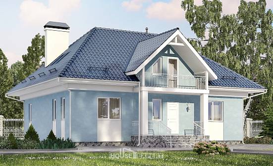 200-002-R Two Story House Plans with mansard roof, best house House Plan | Проекты домов от House Expert