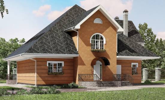 310-001-R Two Story House Plans with mansard, best house Plans To Build | Проекты домов от House Expert