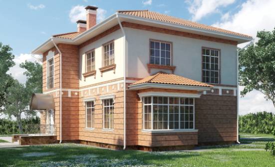 285-001-L Two Story House Plans with garage under, beautiful Home House | Проекты домов от House Expert