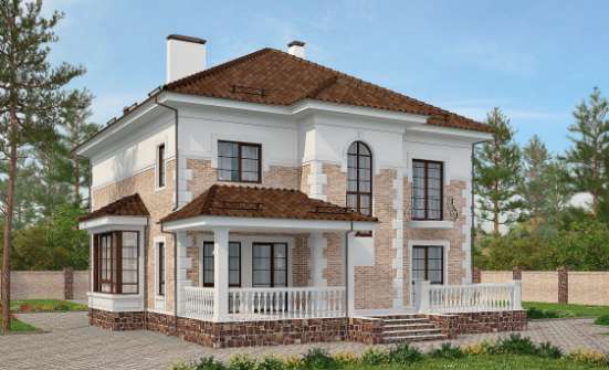 220-008-R Two Story House Plans, classic House Planes | Проекты домов от House Expert