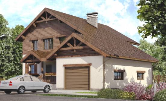 200-003-R Two Story House Plans with garage in front, beautiful Design House | Проекты домов от House Expert