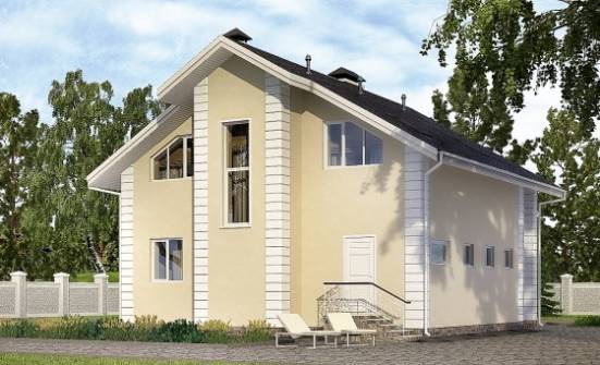 150-002-L Two Story House Plans with mansard with garage in back, available Ranch | Проекты домов от House Expert