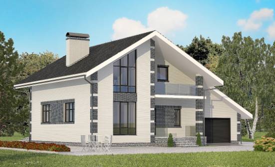 180-001-R Two Story House Plans and mansard and garage, best house Planning And Design | Проекты домов от House Expert