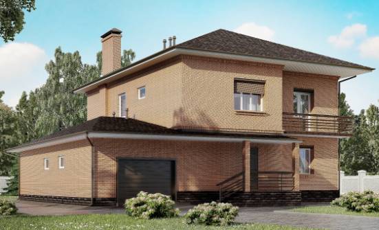 245-003-L Two Story House Plans with garage, spacious Architect Plans | Проекты домов от House Expert