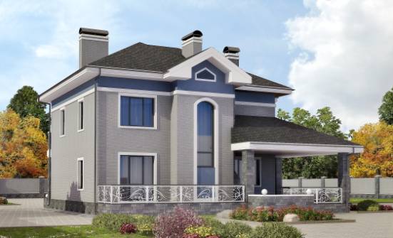 200-006-L Two Story House Plans, a simple Plans To Build | Проекты домов от House Expert