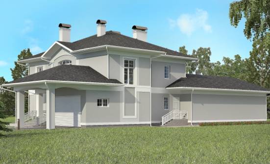 360-001-R Two Story House Plans with garage in back, big Models Plans | Проекты домов от House Expert