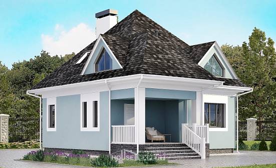 110-001-L Two Story House Plans with mansard roof, available Woodhouses Plans | Проекты домов от House Expert