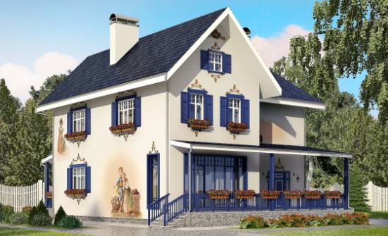 180-003-R Two Story House Plans, cozy Online Floor | Проекты домов от House Expert