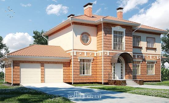 285-001-L Two Story House Plans with garage under, beautiful Home House | Проекты домов от House Expert