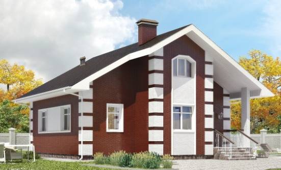 115-001-R Two Story House Plans and mansard, available Floor Plan | Проекты домов от House Expert