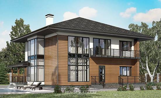 245-001-R Two Story House Plans, classic House Blueprints | Проекты домов от House Expert