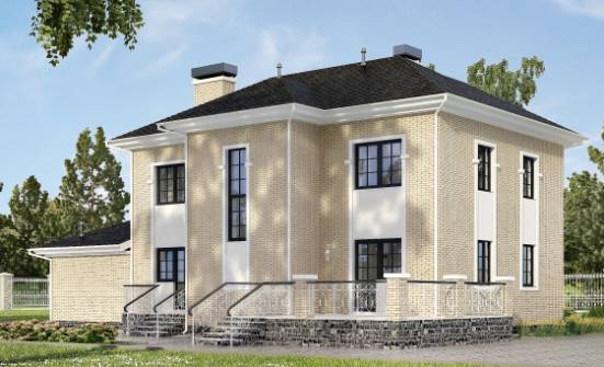 180-006-R Two Story House Plans and garage, classic Architect Plans | Проекты домов от House Expert