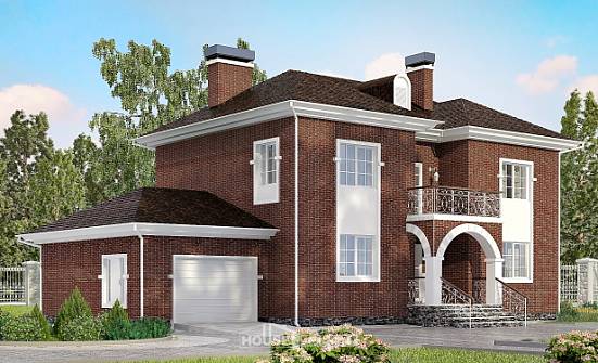 180-006-L Two Story House Plans and garage, spacious Home Plans | Проекты домов от House Expert