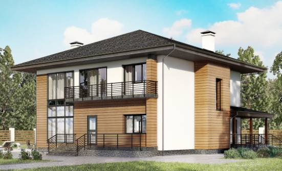 245-001-R Two Story House Plans, classic House Blueprints | Проекты домов от House Expert