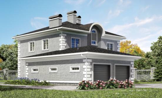 245-004-L Two Story House Plans with garage in front, beautiful Dream Plan | Проекты домов от House Expert