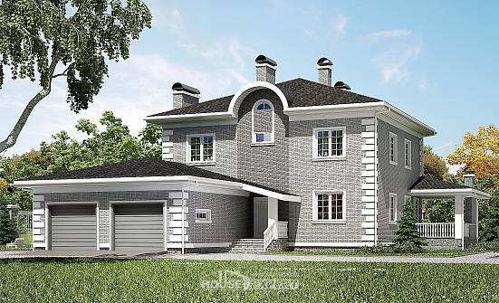 245-004-L Two Story House Plans with garage in front, beautiful Dream Plan | Проекты домов от House Expert