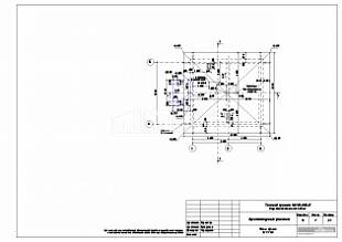 План кровли М 1:100