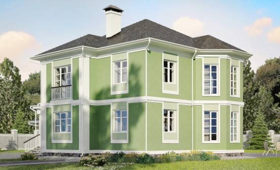 170-001-L Two Story House Plans with garage in front, the budget Blueprints of House Plans | Проекты домов от House Expert