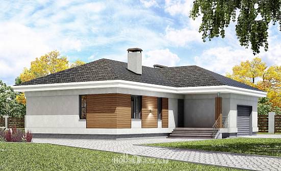 165-001-R One Story House Plans with garage in back, a simple Design Blueprints | Проекты домов от House Expert