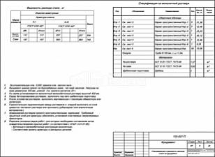 Спецификация и ведомость расхода стали на фундамент