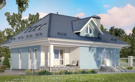 200-002-R Two Story House Plans with mansard roof, best house House Plan | Проекты домов от House Expert