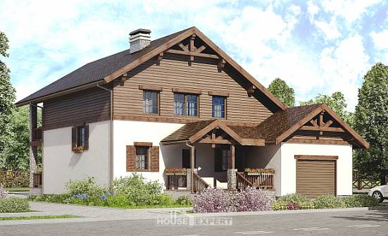 200-003-R Two Story House Plans with garage in front, beautiful Design House | Проекты домов от House Expert