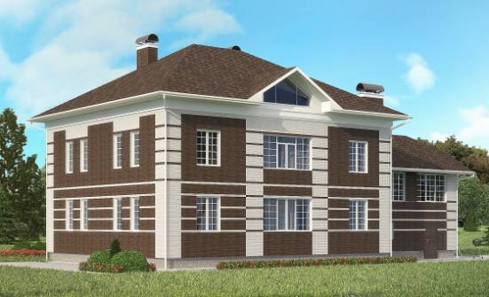 505-002-L Three Story House Plans with garage in back, luxury Online Floor | Проекты домов от House Expert