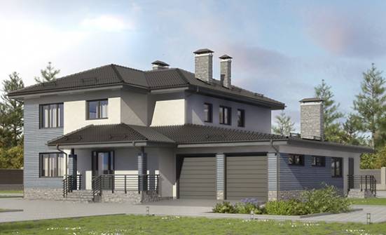 340-005-R Two Story House Plans and garage, spacious Planning And Design | Проекты домов от House Expert