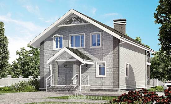 150-007-R Two Story House Plans with mansard, cozy Home Plans | Проекты домов от House Expert