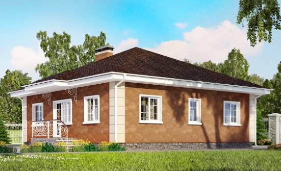 100-001-L One Story House Plans, inexpensive Planning And Design | Проекты домов от House Expert