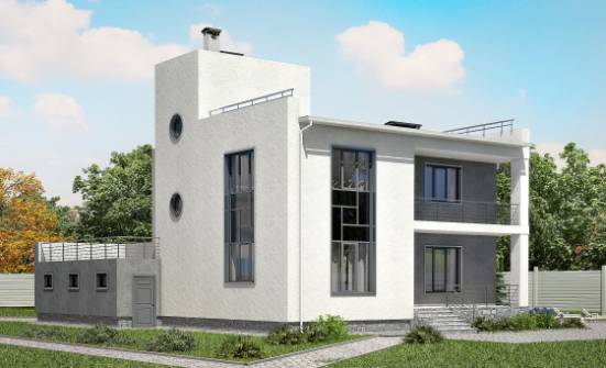 255-001-R Two Story House Plans with garage under, beautiful Custom Home Plans Online | Проекты домов от House Expert