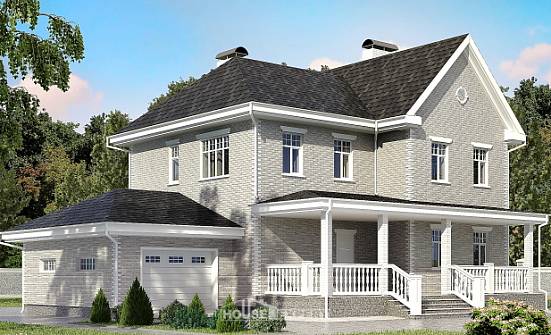 190-001-L Two Story House Plans and garage, cozy House Online | Проекты домов от House Expert