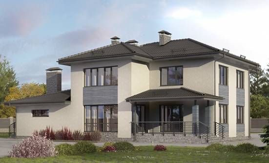 340-005-R Two Story House Plans and garage, spacious Planning And Design | Проекты домов от House Expert