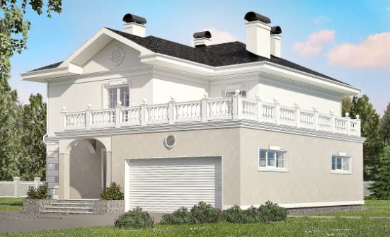 340-002-R Two Story House Plans with garage, cozy House Plan | Проекты домов от House Expert