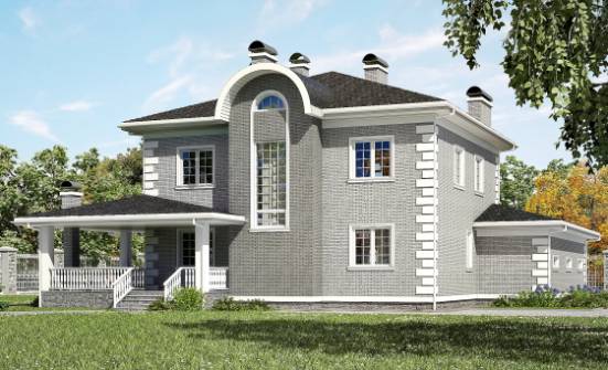 245-004-L Two Story House Plans with garage in front, beautiful Dream Plan | Проекты домов от House Expert