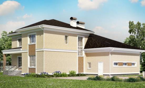 335-001-L Two Story House Plans with garage in front, spacious House Online | Проекты домов от House Expert