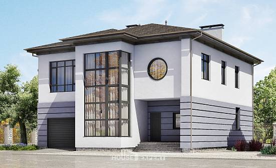 300-006-L Two Story House Plans with garage in back, big House Plan | Проекты домов от House Expert