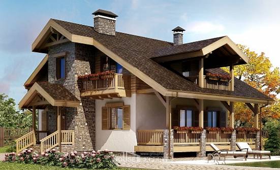 150-004-R Two Story House Plans with mansard roof, modest Planning And Design | Проекты домов от House Expert