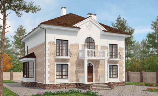 220-008-R Two Story House Plans, classic House Planes | Проекты домов от House Expert