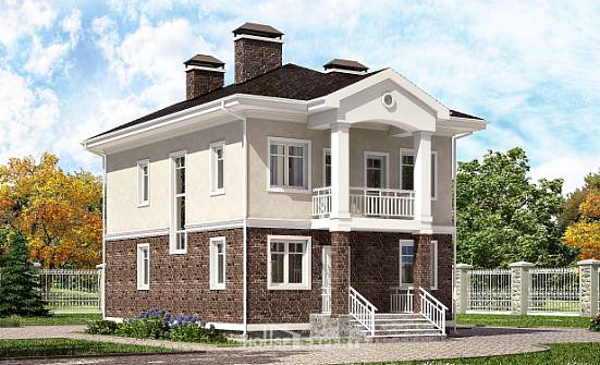 120-001-L Three Story House Plans, the budget Design House | Проекты домов от House Expert