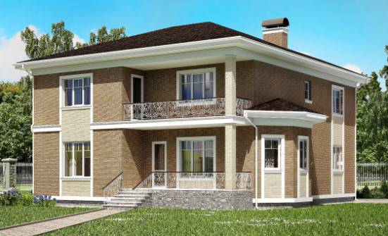 335-002-R Two Story House Plans and garage, cozy Design Blueprints | Проекты домов от House Expert